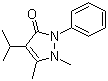 Propyphenazone molecular structure (CAS 479-92-5)