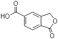 structure of CAS# 4792-29-4, 5-Carboxyphthalide;Phthalide-5-carboxylic acid; 1,3-Dihydro-1-oxo-5-isobenzofurancarboxylic acid; 1-Oxo-5-phthalancarboxylic acid