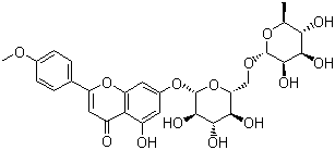 蒙花苷分子结构 (CAS 480-36-4)