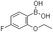 structure of CAS# 480438-58-2, 2-Ethoxy-4-fluorophenylboronic acid