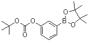 3-(tert-Butoxycarbonyloxy)phenylboronic acid pinacol ester molecular structure (CAS 480438-74-2)
