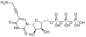 5-(3-Amino-1-propyn-1-yl)uridine 5'-(tetrahydrogen triphosphate) molecular structure (CAS 480440-13-9)