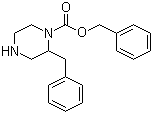 2-(Phenylmethyl)-1-piperazinecarboxylic acid phenylmethyl ester molecular structure (CAS 481038-64-6)