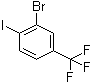 结构式 CAS# 481075-58-5, 2-溴-1-碘-4-三氟甲基苯