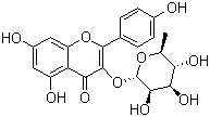 结构式 CAS# 482-39-3, 阿福豆苷