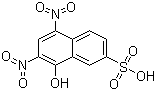 8-Hydroxy-5,7-dinitronaphthalene-2-sulfonic acid molecular structure (CAS 483-84-1)