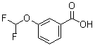 结构式 CAS# 4837-19-8, 3-(二氟甲氧基)苯甲酸