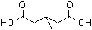 3,3-二甲基戊二酸分子结构 (CAS 4839-46-7)