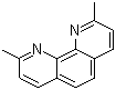 结构式 CAS# 484-11-7, 新铜试剂; 2,9-二甲基-1,10-菲罗啉
