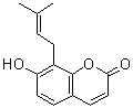 7-Hydroxy-8-prenylcoumarin molecular structure (CAS 484-14-0)