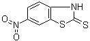 6-硝基-2(3H)-苯并噻唑硫酮分子结构 (CAS 4845-58-3)
