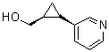(1R,2S)-rel-2-(3-Pyridinyl)cyclopropanemethanol molecular structure (CAS 484654-44-6)