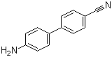 4'-Aminobiphenyl-4-carbonitrile molecular structure (CAS 4854-84-6)