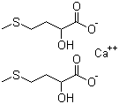 structure of CAS# 4857-44-7, DL-alpha-Hydroxymethionine calcium salt;DL-alpha-Hydroxymethionine calcium