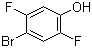 4-Bromo-2,5-difluorophenol molecular structure (CAS 486424-36-6)