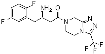 Desfluorositagliptin molecular structure (CAS 486460-31-5)