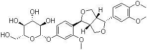 structure of CAS# 487-41-2, Forsythin;Phillyrin