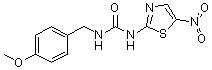 N-(4-Methoxybenzyl)-N'-(5-nitro-1,3-thiazol-2-yl)urea molecular structure (CAS 487021-52-3)