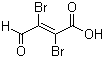 structure of CAS# 488-11-9, Mucobromic acid ;2,3-Dibromo-4-oxo-2-butenoic acid
