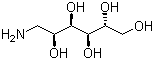 结构式 CAS# 488-43-7, 1-氨基-1-脱氧-D-山梨糖醇