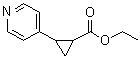 2-(4-Pyridinyl)cyclopropanecarboxylic acid ethyl ester molecular structure (CAS 4903-93-9)
