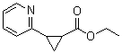 2-(2-Pyridinyl)cyclopropanecarboxylic acid ethyl ester molecular structure (CAS 4903-95-1)