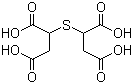 结构式 CAS# 4917-76-4, 2,2'-硫代二丁二酸