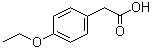 结构式 CAS# 4919-33-9, 4-乙氧基苯乙酸