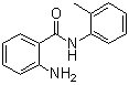 结构式 CAS# 4943-85-5, N-(2-氨基苯甲酰基)-2-甲基苯胺