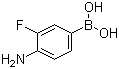 结构式 CAS# 494752-42-0, 4-氨基-3-氟苯硼酸