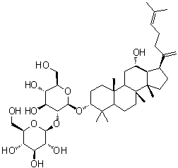 结构式 CAS# 494753-69-4, 人参皂苷 Rk1