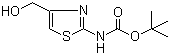 (4-Hydroxymethylthiazol-2-yl)carbamic acid tert-butyl ester molecular structure (CAS 494769-44-7)
