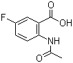 2-乙酰氨基-5-氟苯甲酸分子结构 (CAS 49579-56-8)