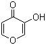 structure of CAS# 496-63-9, Pyromeconic acid;3-Hydroxy-4H-pyran-4-one