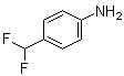 结构式 CAS# 49658-26-6, 4-(二氟甲基)苯胺