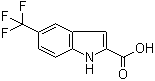5-Trifluoromethyl-1H-indole-2-carboxylic acid molecular structure (CAS 496946-78-2)