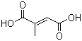 结构式 CAS# 498-24-8, 中康酸; (E)-2-甲基-2-丁烯二酸; 反式-2-甲基-2-丁烯二酸