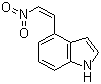 structure of CAS# 49839-99-8, 4-(2-Nitrovinyl)indole;4-(2-Nitrovinyl)-1H-indole