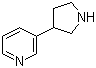(-)-3-(3-Pyrrolidinyl)pyridine molecular structure (CAS 498548-09-7)