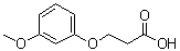 3-(3-Methoxyphenoxy)propionic acid molecular structure (CAS 49855-03-0)