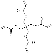 结构式 CAS# 4986-89-4, 季戊四醇四丙烯酸酯