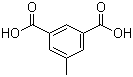 5-甲基间苯二酸分子结构 (CAS 499-49-0)