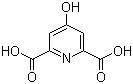2,6-Dicarboxy-4-hydroxypyridine molecular structure (CAS 499-51-4)