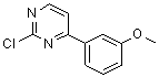 2-Chloro-4-(3-methoxyphenyl)pyrimidine molecular structure (CAS 499195-50-5)