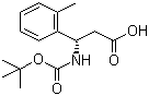 Boc-2-Methyl-D-beta-phenylalanine molecular structure (CAS 499995-74-3)