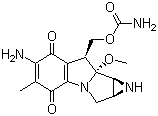 Mitomycin C molecular structure (CAS 50-07-7)
