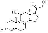 Corticosterone molecular structure (CAS 50-22-6)