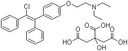 枸橼酸氯米芬分子结构 (CAS 50-41-9)