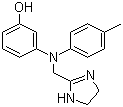 structure of CAS# 50-60-2, Phentolamine;3-[(4,5-Dihydro-1H-imidazol-2-yl)methyl-(4-methylphenyl)-amino]phenol