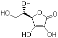 L(+)-Ascorbic acid molecular structure (CAS 50-81-7)